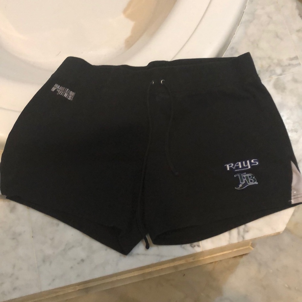 NWOT TAMPA BAY RAYS COTTON SHORTS WITH EMBR LOGO